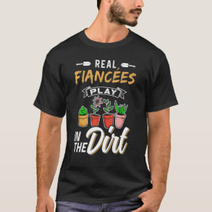 T-shirt Fiancées Jouent Dans La Terre Passion Jardin Jardi