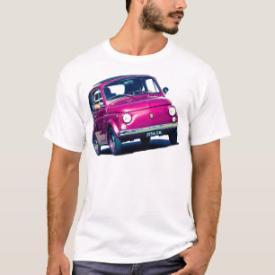 T-shirt Fiat 500 à Rome, T-shirt, Cinqucento classique