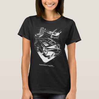 T-shirt FIAT 850 blanc sur noir363