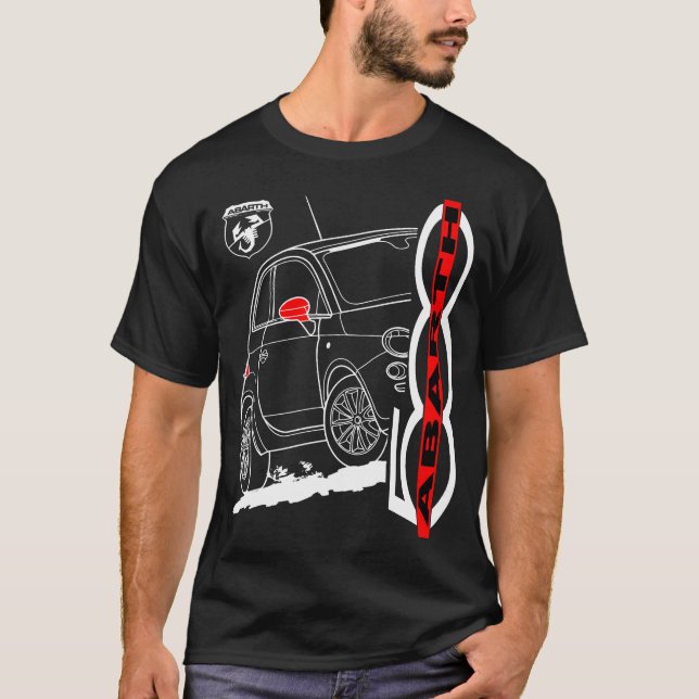 T-shirt Fiat Abarth 500 (Devant)