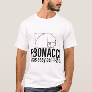 T-shirt Fibonacci It_S Aussi Facile Que 1-1-2-3 - Mathémat