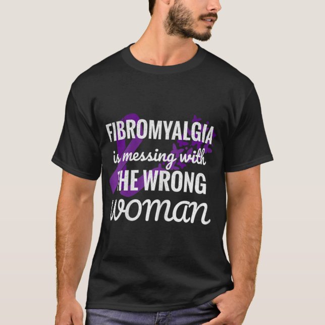 T-shirt Fibromyalgie Fibro Warrior 1 (Devant)