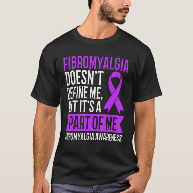 T-shirt Fibromyalgie ne me définit pas mais fait partie de (Devant)