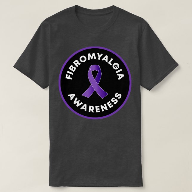 T-shirt Fibromyalgie - Sensibilisation au handicap (Design devant)