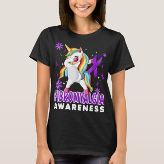 T-shirt Fibromyalgie Unicorne - Fibro Warria