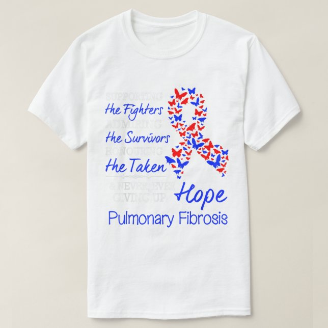 T-shirt Fibrose pulmonaire Chemise Pulmonaire Fibrose Awar (Design devant)