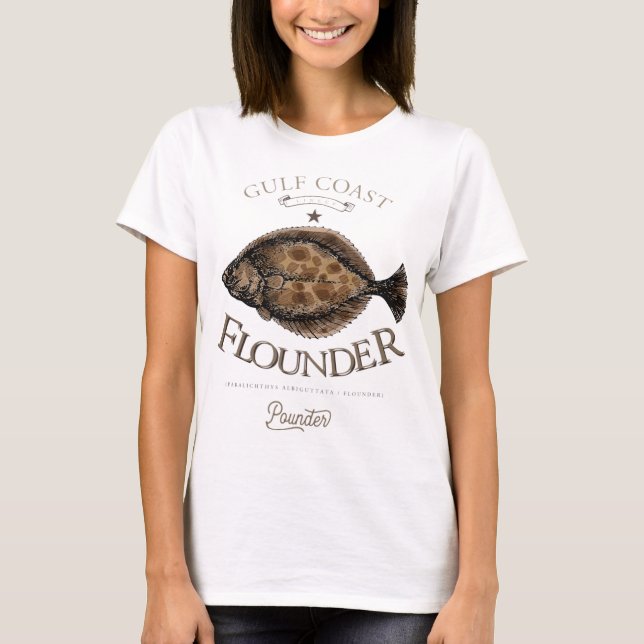 T-shirt Fiche de pêche (Devant)