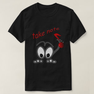 T-shirt Fiche musicale Note enseignant musicien compositeu