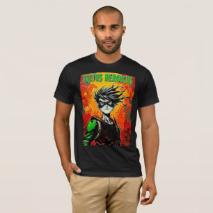 T-shirt Fictus Heroicus : Rétro Urban Superhero Tee
