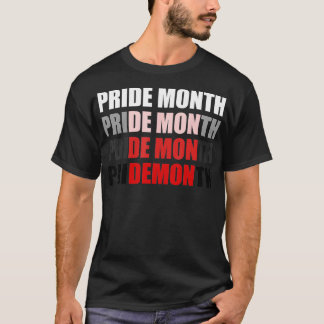 T-shirt FIDE MOIS changements de DEMON Funny LGBT Parade G