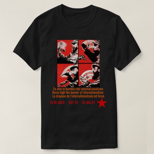 T-SHIRT FIDÈLE INTERNATIONALISTE (Design devant)