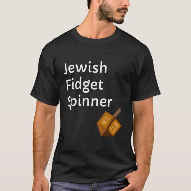 T-shirt Fidget Juif Sner Dreidel Pour (Devant)
