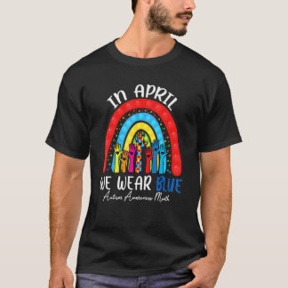 T-shirt Fidget Kids En Avril Nous Portons Sensibilisation