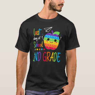 T-shirt Fidget Pop It Pour Dernier Jour De 2e Année Dernie