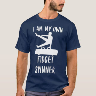 T-shirt Fidget Spinner Pommel Horse Homme Gymnaste