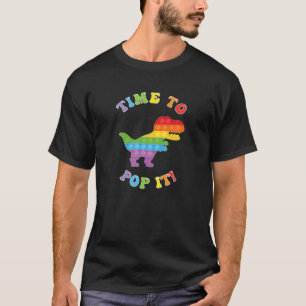 T-shirt Fidget Toy Dinosaur Temps Pour Le Pop!