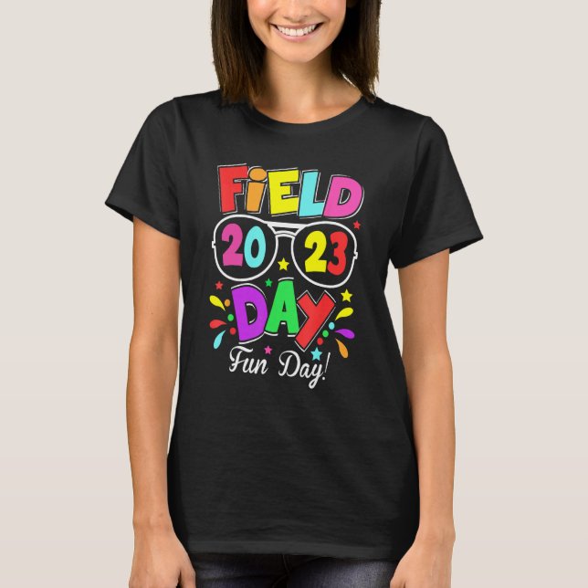 T-shirt Field Day Fun Day 2023 Last Day of School (Devant)