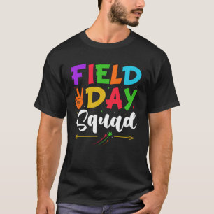 T-shirt Field Day Fun Day School Rainbow Color Splash Kids