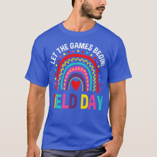 T-shirt Field Day Laisser Les Jeux Commencer Couleurs Rain