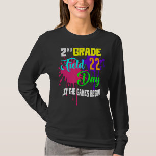 T-shirt Field Day School 2e année Couleur Splash Laisser G