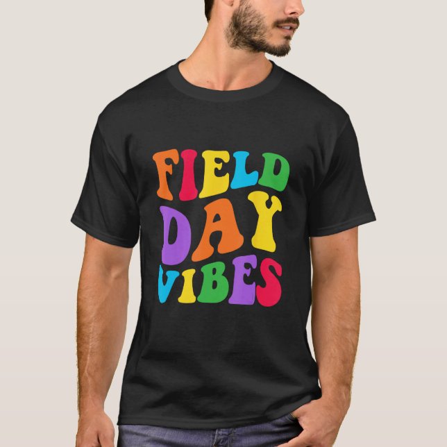 T-shirt Field Day Vibes   For Teacher Kids Field Day 2023  (Devant)