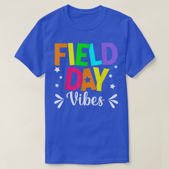 T-shirt Field Day Vibes Funny  For Teacher Kids Field Day  (Design devant)