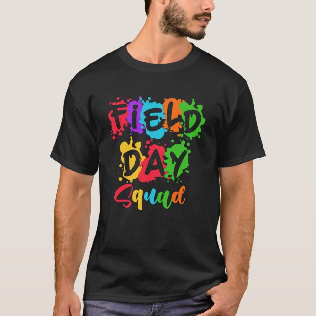 T-shirt Field Fun Day Squad School Enfants Vibes Garçons F (Devant)
