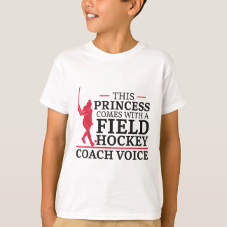 T-shirt Field Hockey This Princess Comes With A Field Hock