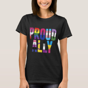 T-shirt Fier Ally Lgbtq Lesbian Gay Bisexual Trans Pan Qu