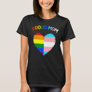 T-shirt Fier Ally Lgbtq Transgenre Fier Maman Fier Trans