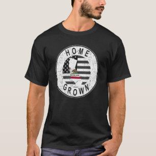 T-shirt Fier America State Flag US Home Gros Californie