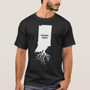 T-shirt Fier Américain A Grandi Avec Les Racines De L'État