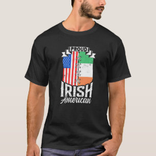 T-shirt Fier américain irlandais d'Irlande Racines Famille