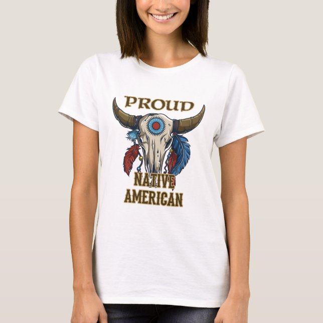 T-shirt Fier Amérindien (Devant)