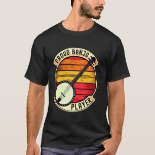 T-shirt Fier Banjo Joueur Banjo Pickers Country Music Lov