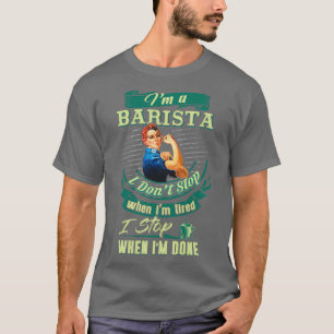 T-shirt Fier Barista féminin Chemise