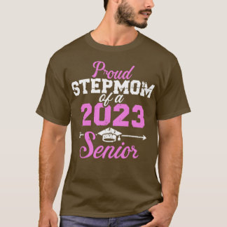 T-shirt Fier beau-mère d'une classe de diplôme senior 2023