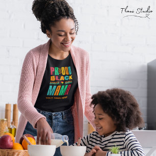 T-shirt Fier Black Mama Histoire Noire Mois Famille