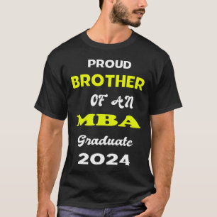 T-shirt Fier Bro d'un MBA Grad 2024