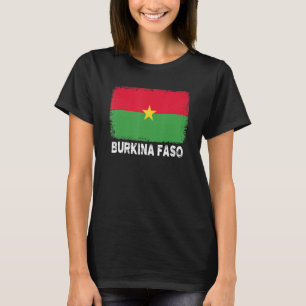 T-shirt Fier Burkina Faso Drapeau soutien peuple burkinien