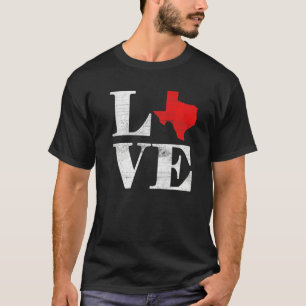 T-shirt Fier citoyen américain Drapeau de l'État Carte du