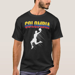 T-shirt Fier Colombie Fans de basket-ball Jersey Colombien