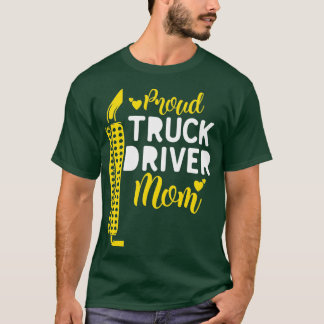 T-shirt Fier conducteur de camion maman