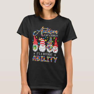 T-shirt Fier de l'autisme C'est une capacité différente Tr