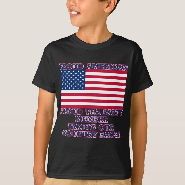T-shirt FIER de MEMBRE de THÉ (Devant)