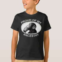 Fier de mon chimpanzé d'ascendance