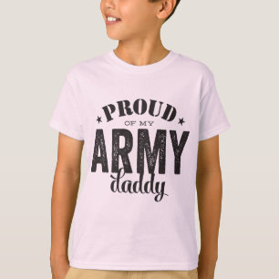 T-shirt Fier de mon papa d'ARMÉE
