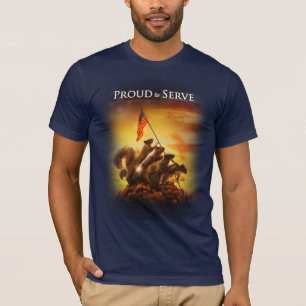 T-shirt Fier de servir