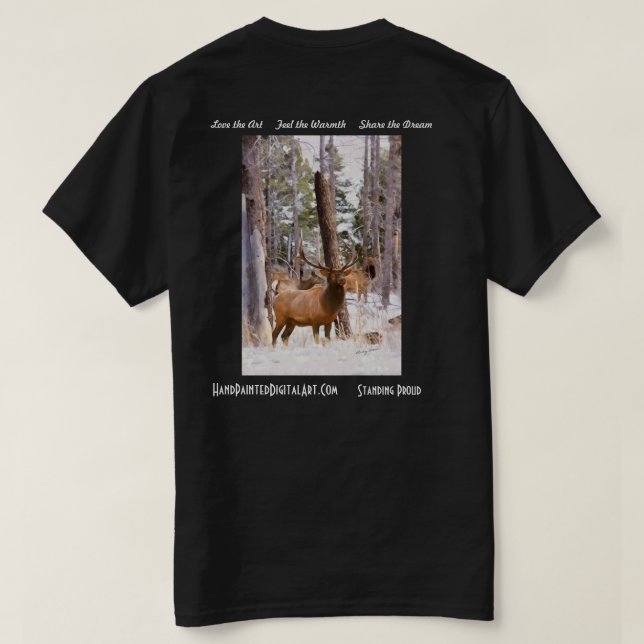 T-shirt Fier debout (Design dos)