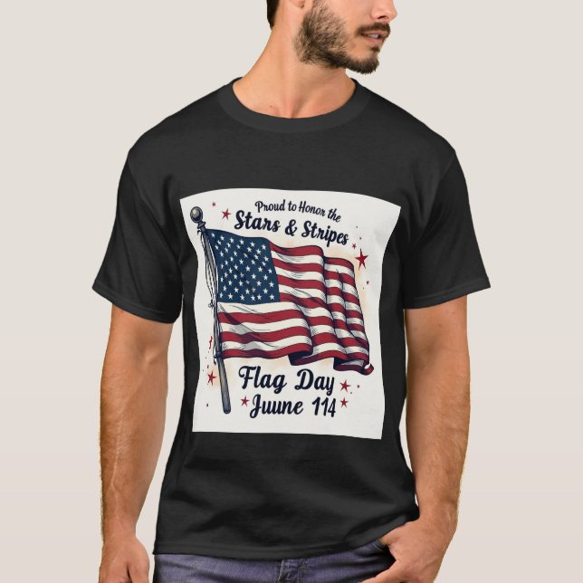 T-shirt Fier désir - Jour du drapeau Hommage Tee (Devant)